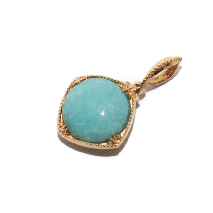  Agete agete Classic CLASSIC K14 charm Rav lado light ×amazo Night yellow gold turquoise blue /YT lady's 