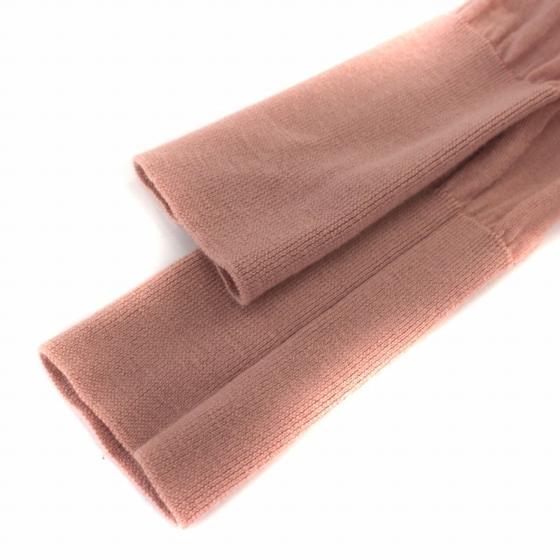  bell штат служащих Belstaff вязаный свитер длинный рукав вырез лодочкой тонкий шерсть S розовый /BB женский 
