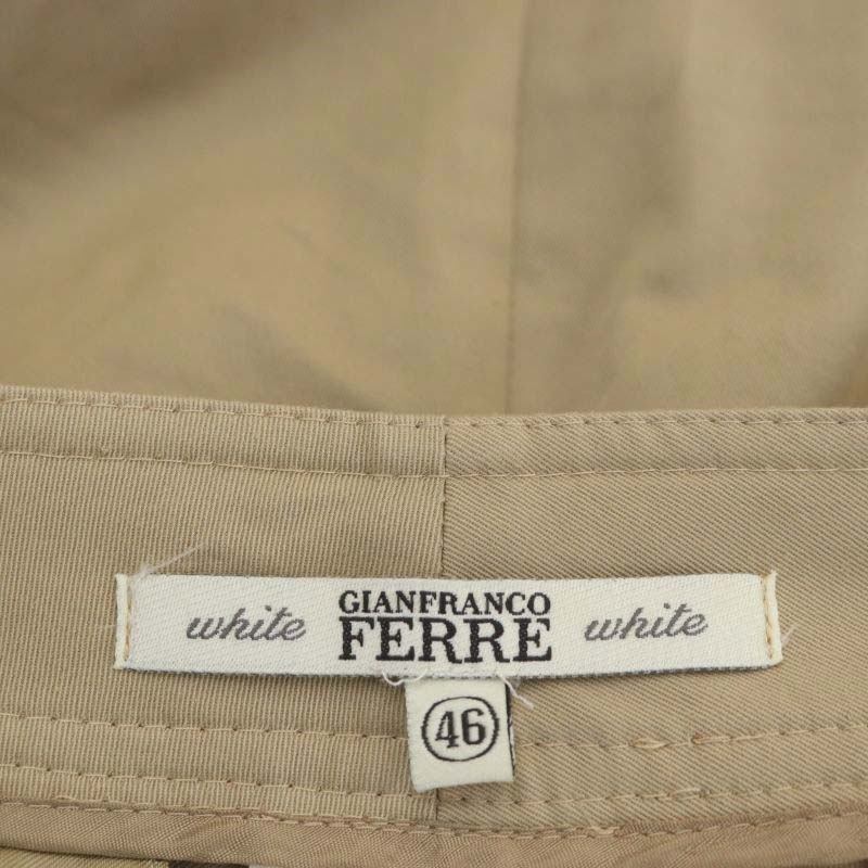 ジャンフランコフェレ GIANFRANCO FERRE 台形スカート ひざ丈 46 ベージュ /MF ■OS レディース_画像3