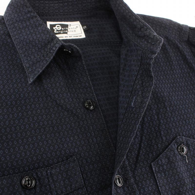  engineered garments Engineered Garments рубашка casual рубашка длинный рукав общий рисунок S темно-синий темно-синий /AQ #GY18 мужской 