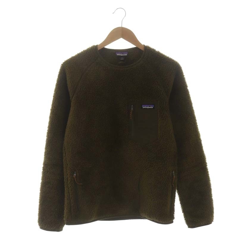 パタゴニア Patagonia Los Gatos Crew ボア プルオーバー 長袖 S カーキ 25895 /HK ■OS メンズ