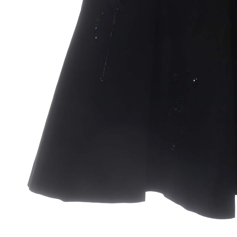 未使用品 アンダーカバー UNDERCOVER 23AW ビーズ装飾 オーガンジースカート 膝丈 プリーツ 1 黒 UC2C1601 /MI ■OS ■SH レディース_画像5