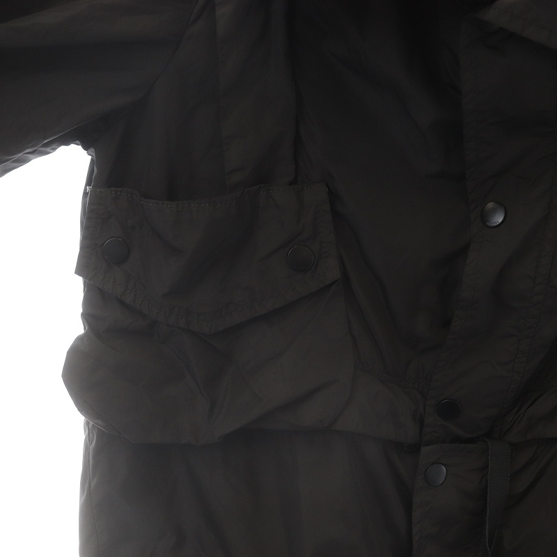  diesel DIESEL Mod's Coat military jacket 2WAY middle Zip up high‐necked liner attaching XS khaki gray /SI37