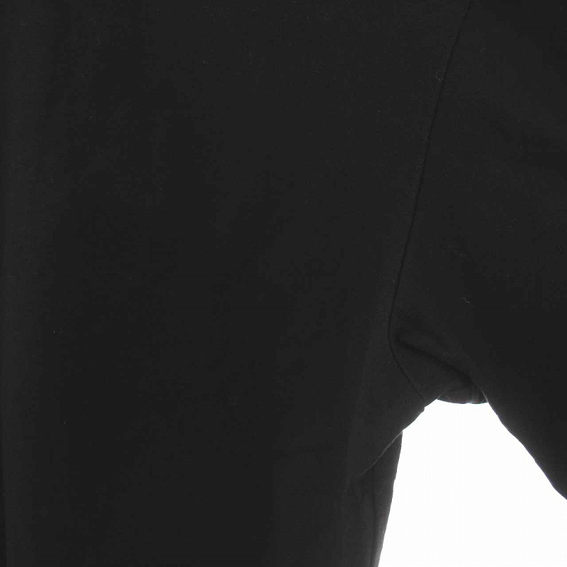 マーガレットハウエル MARGARET HOWELL 20AW Tシャツ カットソー ロンT クルーネック コットン ウール混 長袖 M 黒 ブラック /YM メンズ_画像4