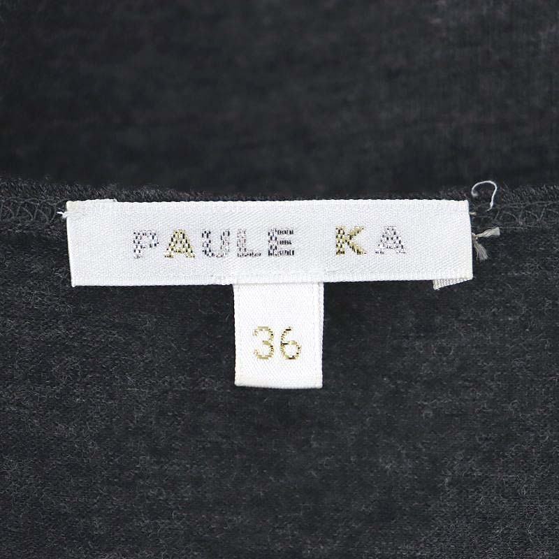  Пол  ... PAULE KA  одним лотом   длинный рукав   ... длина   шерсть  36   серый   черный   черный  /HK ■OS  женский 