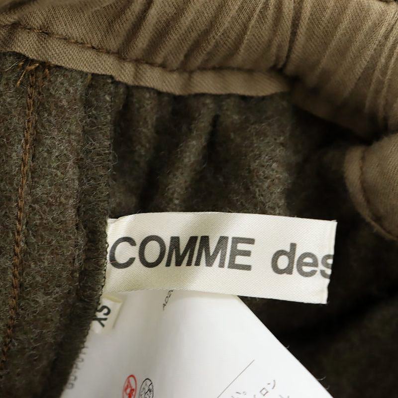 コムデギャルソン COMME des GARCONS AD2009 ウール サルエルパンツ クロップド イージー XS スモークカーキ GD-P011 /MI ■OS レディース_画像3