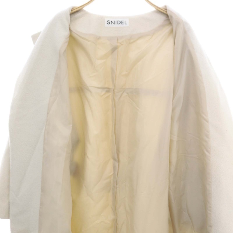  Snidel snidel свободная домашняя одежда пальто длинный внешний лента ремень имеется F слоновая кость /DF #OS женский 