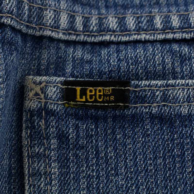 リー LEE ヴィンテージ 80年代 80’s 200-3143 200 STRIPE DENIM PANTS ストライプ デニム パンツ ジーンズ USA製 32 M 青 ブルー /AQ ■GY_画像9