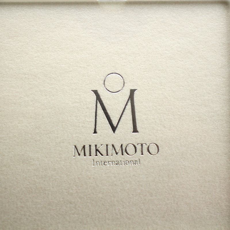 ミキモト MIKIMOTO 写真立て フォトフレーム 置物 インテリア スタンド式 プラスチック 樹脂 スクエア 総柄 シルバーカラーの画像4