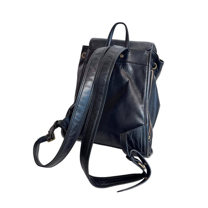  earth shop bag manufacture place earth shop bag leather pouch rucksack daypack black black lady's 