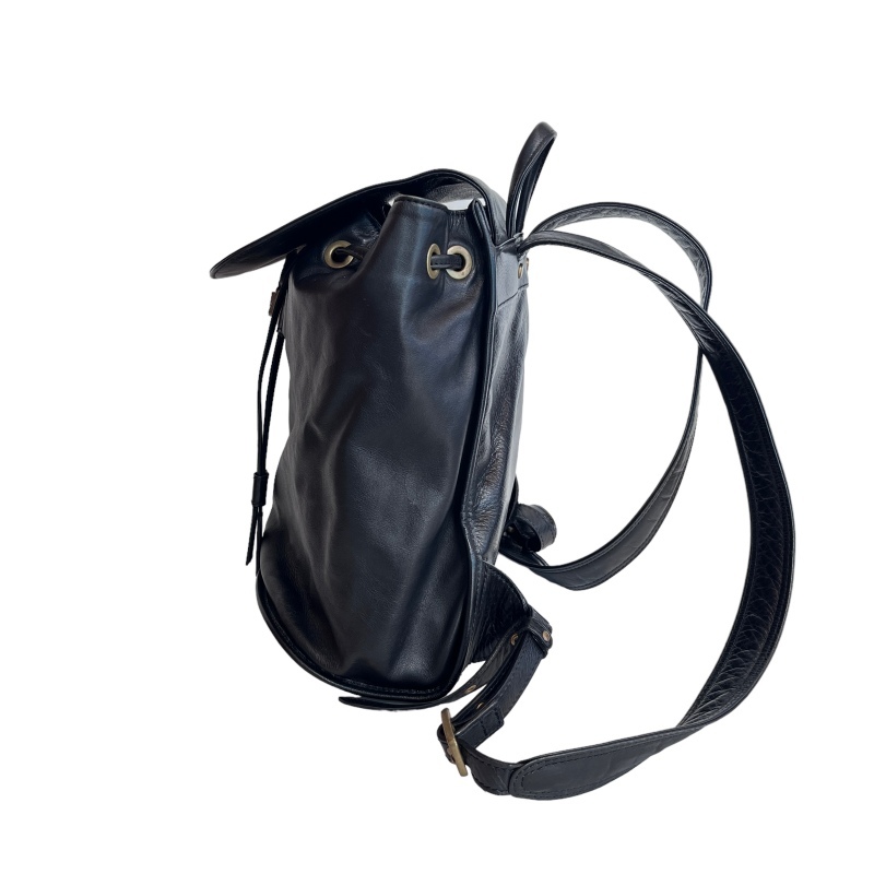  earth shop bag manufacture place earth shop bag leather pouch rucksack daypack black black lady's 