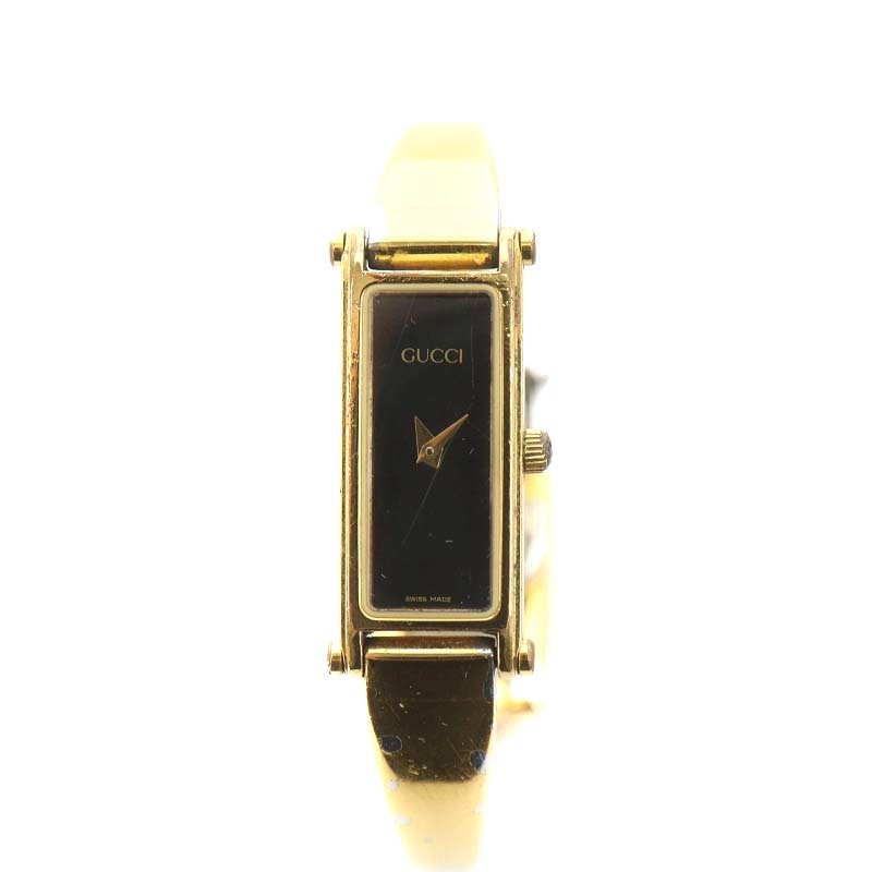グッチ GUCCI 腕時計 アナログ 2針 クォーツ ゴールド色 1500 /AN7 ■OH レディース