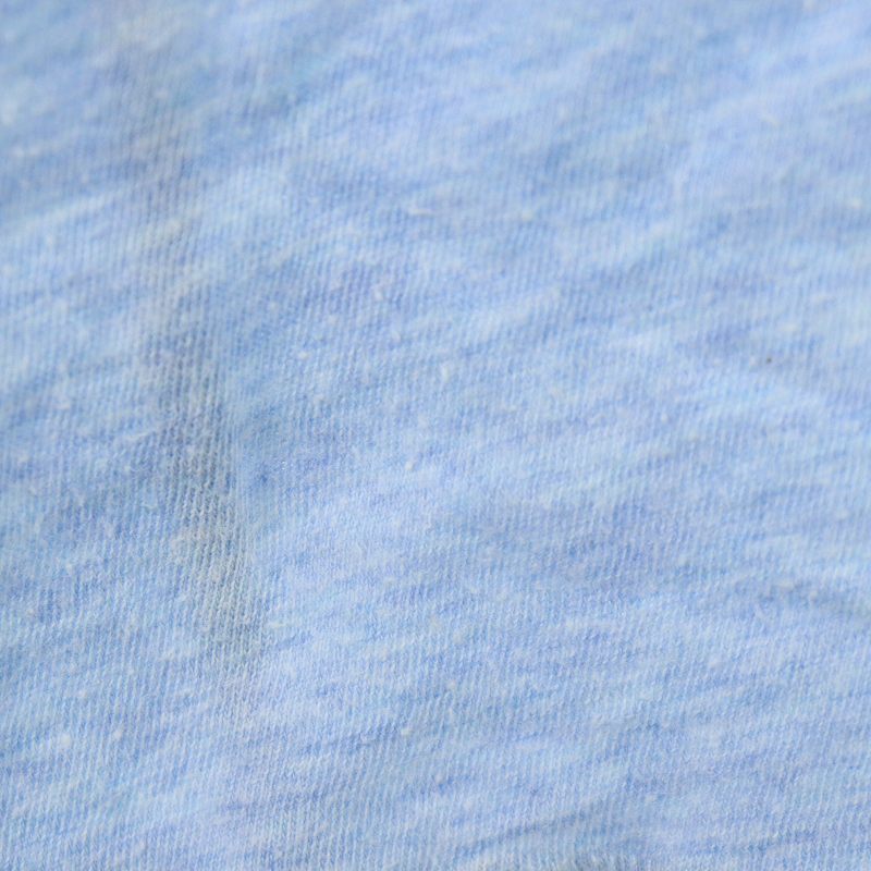 ディーゼル DIESEL Tシャツ カットソー クルーネック プルオーバー 半袖 ロゴ ダメージ加工 M 水色 ライトブルー /SI20 メンズ_画像9