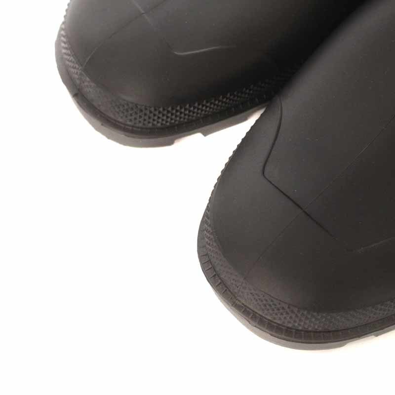  unused goods Dsquared DSQUARED2 Rain Boots rain boots boots Raver Logo 43 28.7cm black black RBM0002 #GY29 men's 