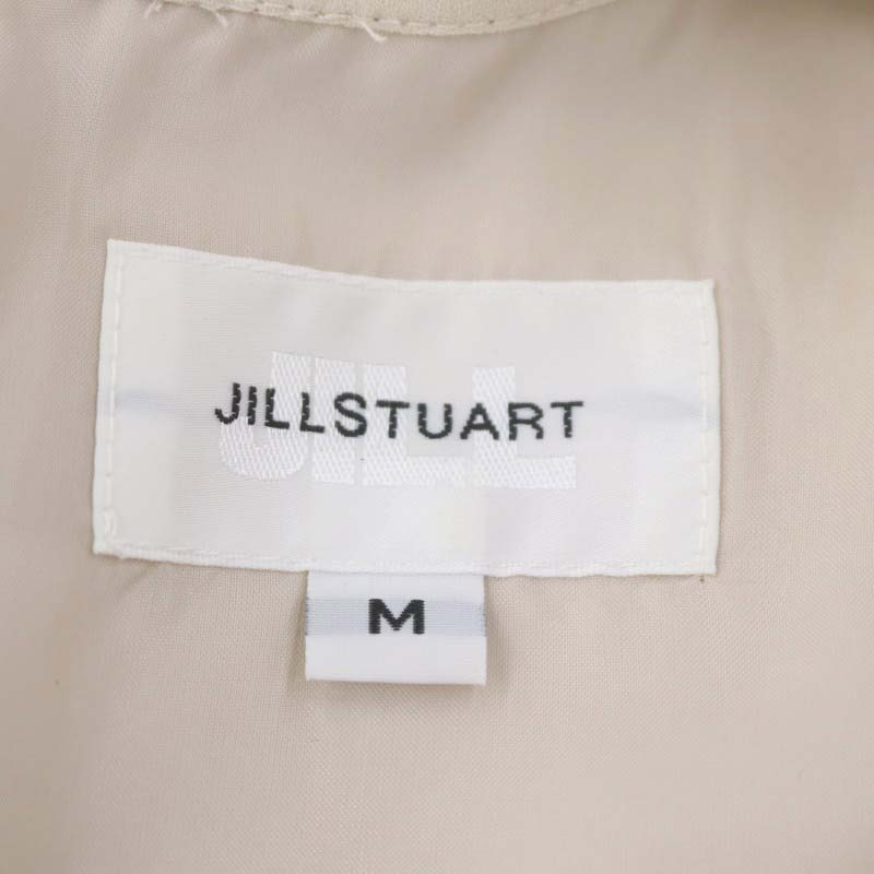  Jill bai Jill Stuart JILL by JILLSTUART 20SS Ray si- yoke bow Thai One-piece длинный mi утечка длина короткий рукав M бежевый /MI #OSreti