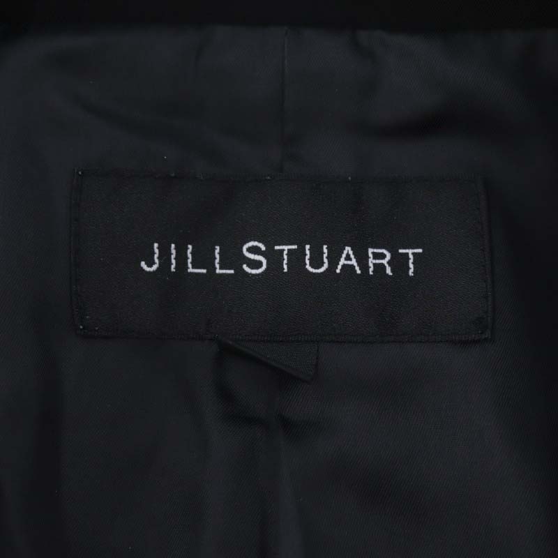 ジルスチュアート JILL STUART セットアップ 上下 ラヴィテーラードジャケット スカート ミニ フレア S 0 黒 ブラック /MI ■OS レディース_画像6