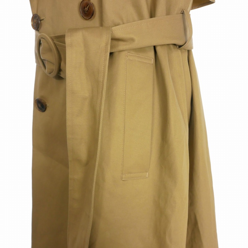  Zero eito circus 08SIRCUS no sleeve trench coat jacket 0 beige S18SL-CO08-MGC lady's 