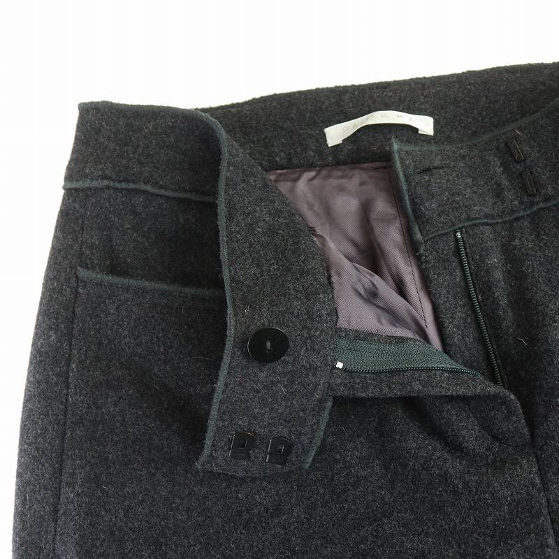  paul (pole) kaPAULE KA образец товар конические брюки слаксы укороченные брюки S угольно-серый /SI17 женский 