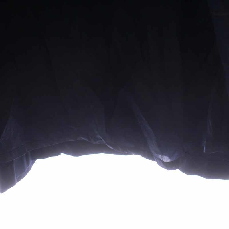 レリアン Leilian フレアスカート ひざ丈 チェック ウール 大きいサイズ 17+ 4L 紺 ネイビー /AT11 レディース_画像6