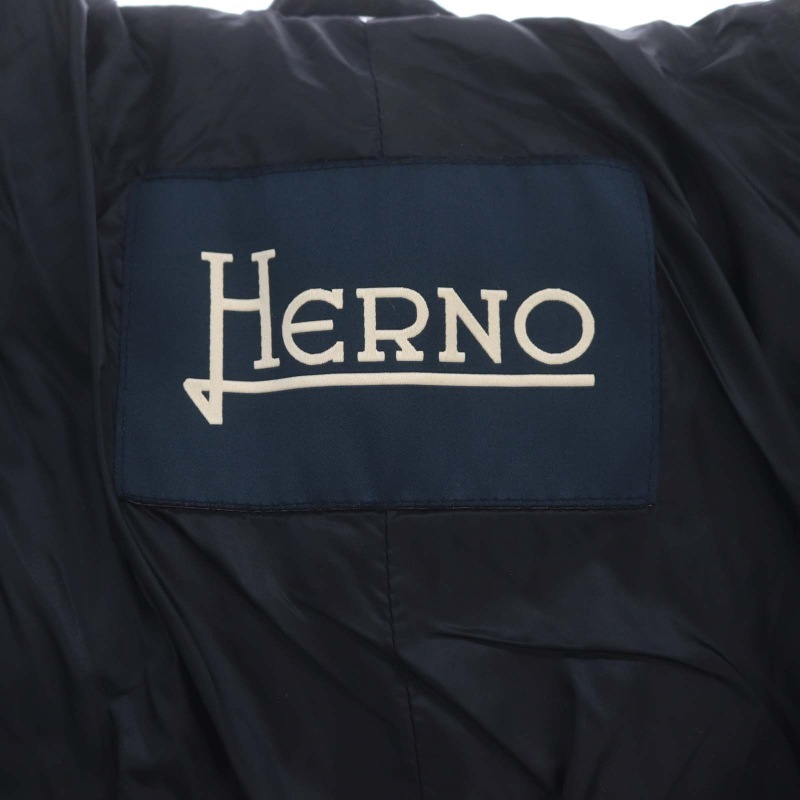 ヘルノ HERNO 中綿コート アウター フード 総裏地 50 チャコールグレー PC0090U /MI ■OS メンズ_画像3