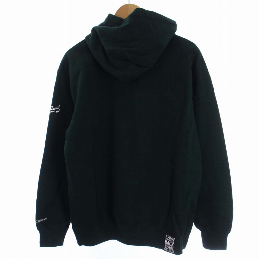 未使用品 バックチャンネル BACK CHANNEL プライマル Prillmal STRAINS PULLOVER PARKA パーカー 長袖 M 緑 メンズ_画像2