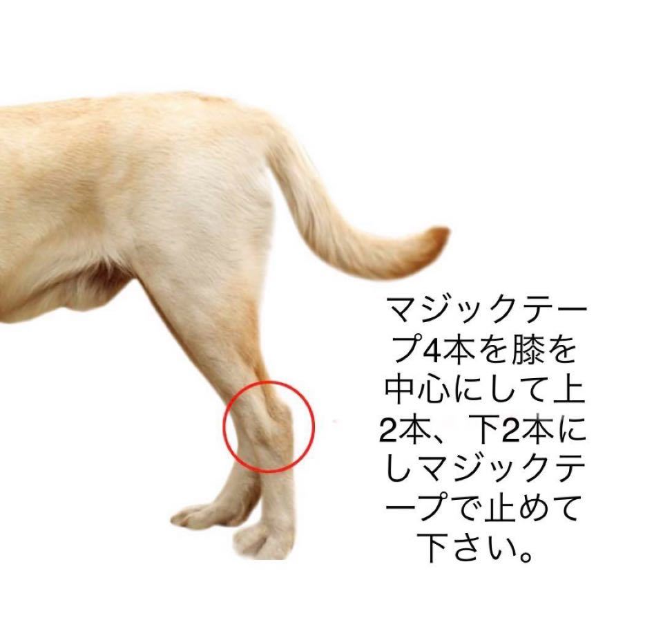 ③【犬用膝サポーター 】Sサイズ ※片足1枚 関節痛 傷口カバー
