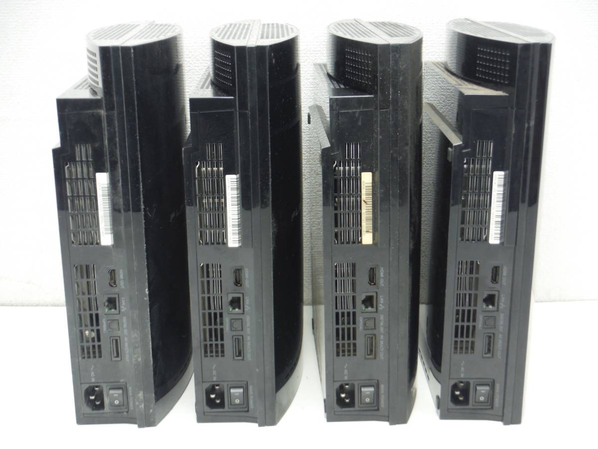 動作不良 ジャンク SONY PS3 初期型 本体のみ 4台セット（CECHA00 CECHB00 読み込み不良 YLOD_画像3