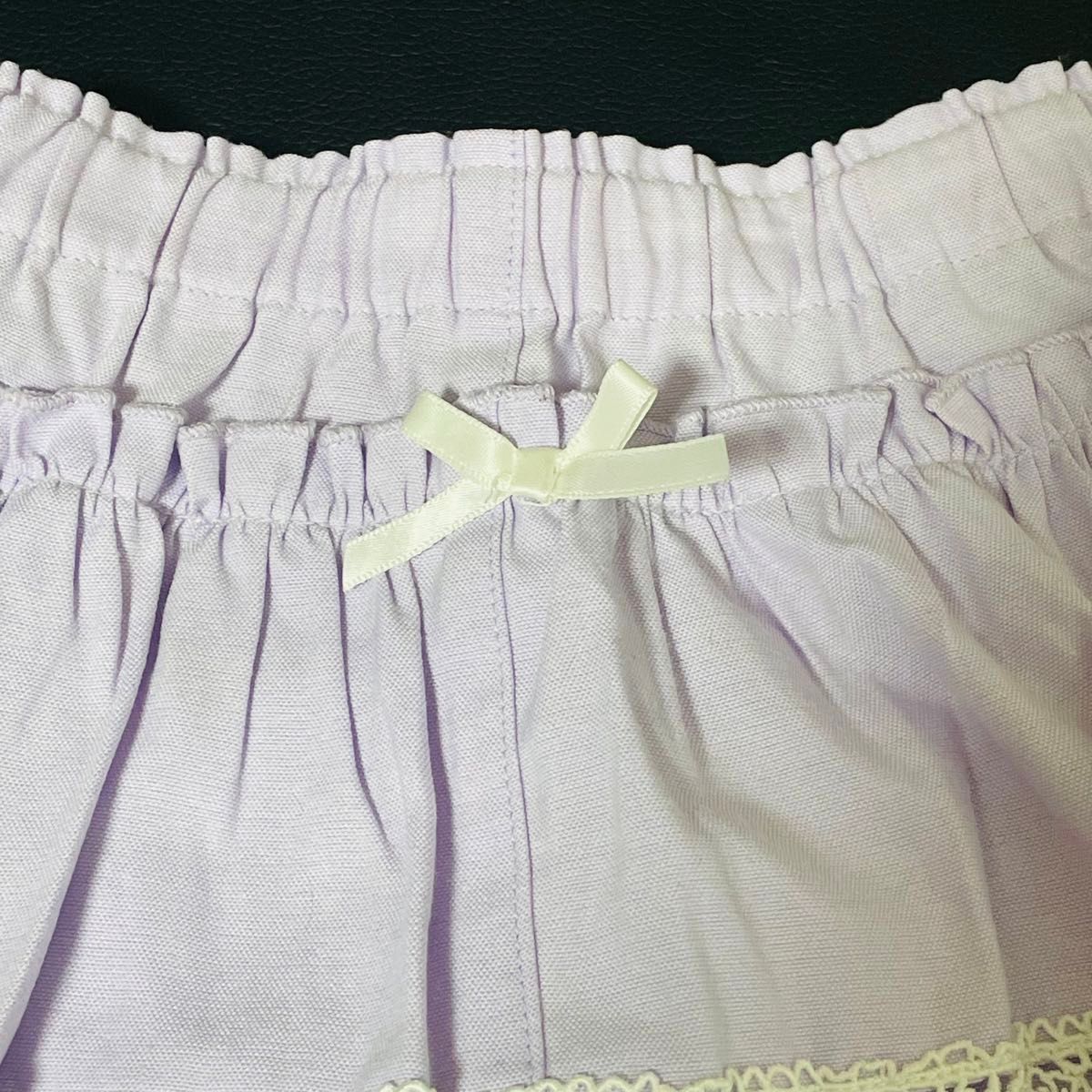 ピューピルハウス キュロットスカート 80 薄紫 ラベンダー 美品 ショートパンツ