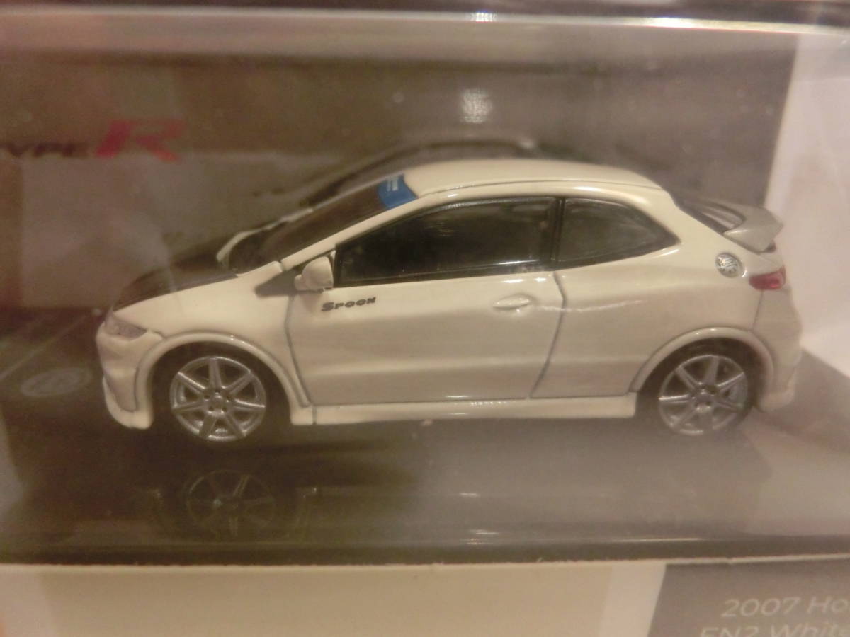 PARAGON　1/64　ホンダ　シビック　ユーロ　タイプR　FN2　ホワイト/カーボンフード ＊未開封品　＊送料300円～　Civic Spoon Sport Type R_画像2