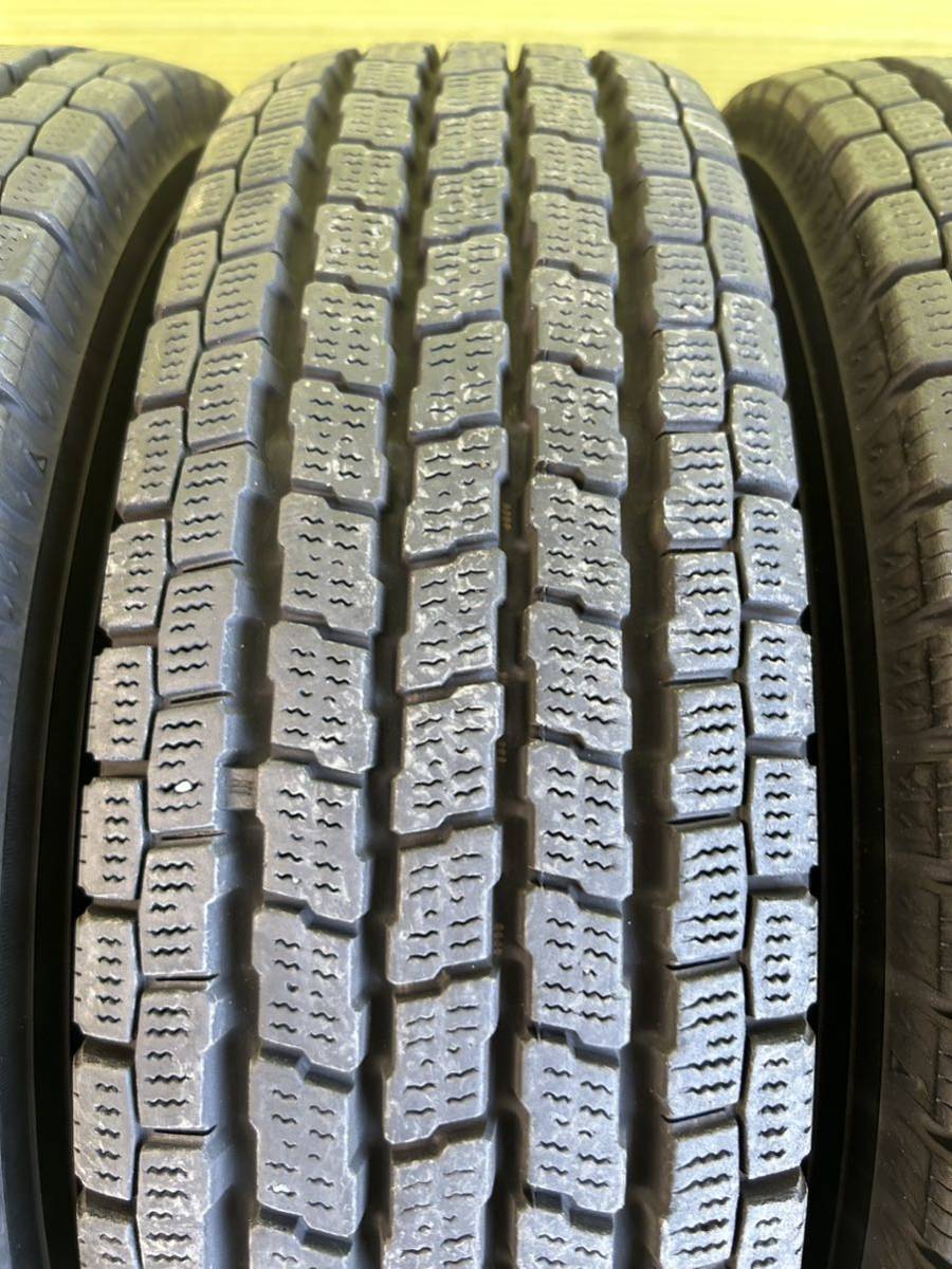 145/80R12 2018年スダットレス ヨコハマice GURAD IG91 4本セット　4穴 PCD100 13×4.00B ハブ54mmダイハツキャップ付き_画像7