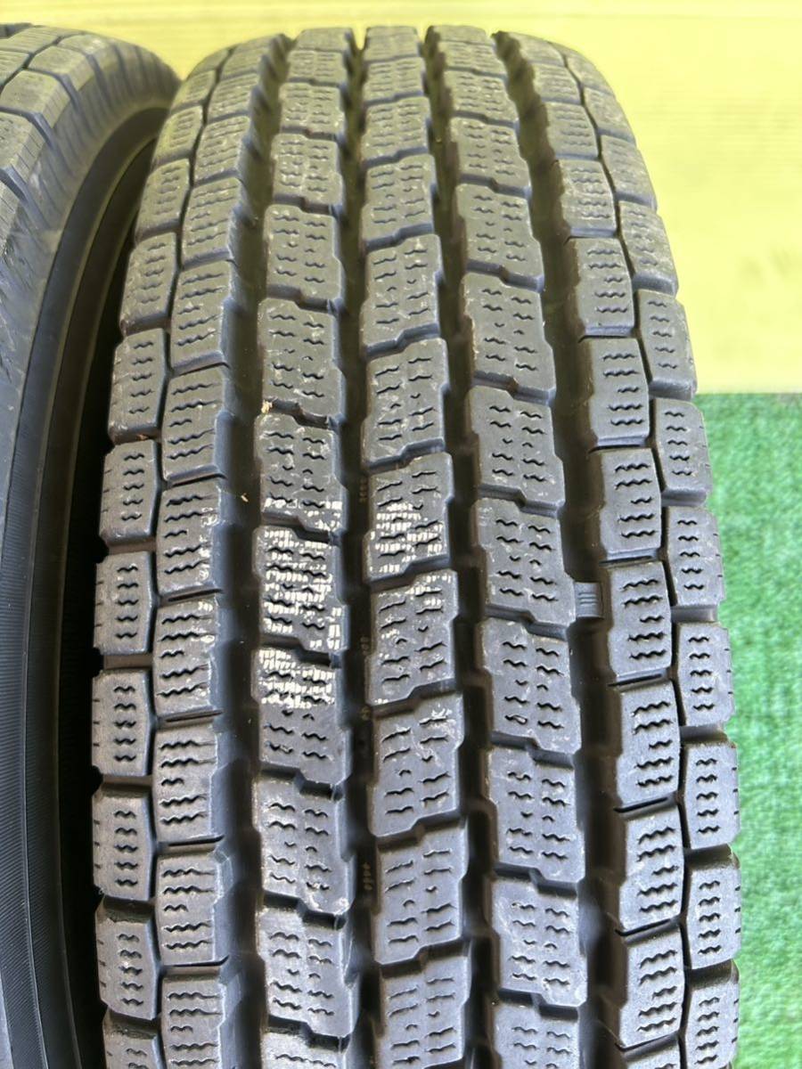 145/80R12 2018年スダットレス ヨコハマice GURAD IG91 4本セット　4穴 PCD100 13×4.00B ハブ54mmダイハツキャップ付き_画像5