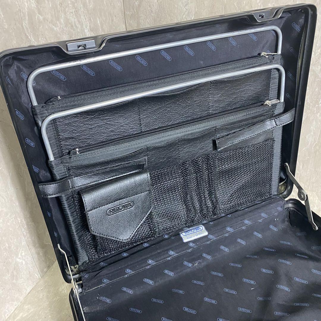 絶版 廃盤品 RIMOWA リモワ 835.12 アタッシュケース ブラック　SAMBA NOVA ONYX　レトロ ビンテージ ヴィンテージ　ブリーフケース_画像7