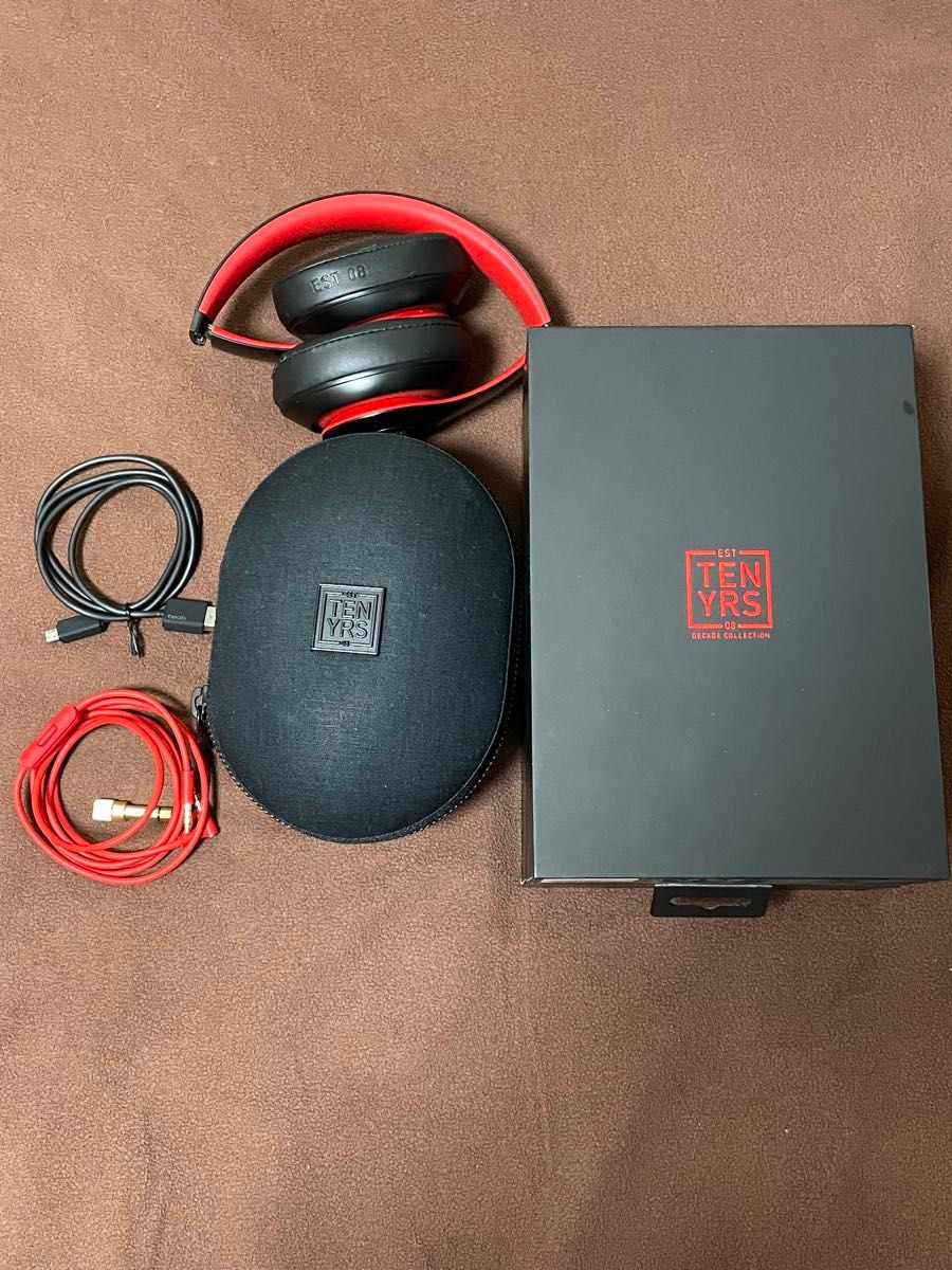 ワイヤレス ヘッドホン Beats Studio3 ワイヤレス 黒赤 10 years ワイヤレス ヘッドホン Beats Studio3 ワイヤレス 黒赤 10 years
