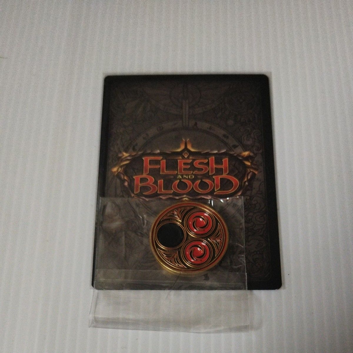 未使用　Flesh and Blood resource  counter　カッパー　Copper metal