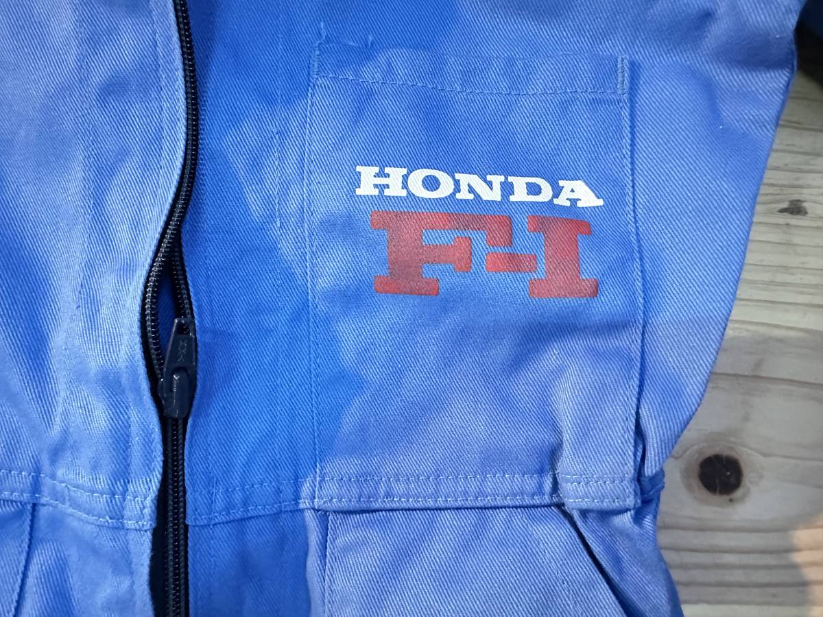 こども用/長袖つなぎ/HONDA F1/サイズ7/日本製/USEDの画像2
