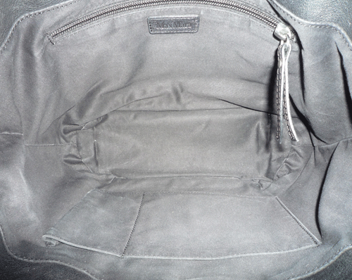  Max Mara MaxMara кожа серый серия большая сумка ручная сумочка женский 