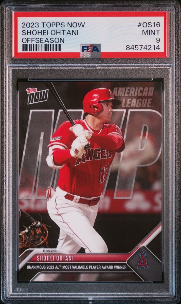 Topps Now 大谷翔平 #OS16 MVP記念　Shohei Ohtani ドジャース　エンゼルス