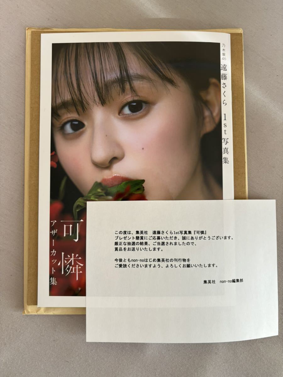 絶品】 乃木坂46 当選品 アザーカット集 可憐 1st写真集 遠藤さくら