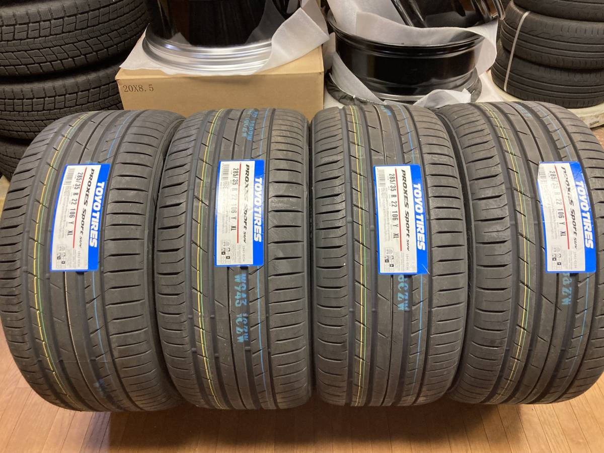 ◆即納OK◆新品4本Set◆2023年製造◆TOYO プロクセススポーツSUV 285/35R22 106Y◆カイエン トゥアレグ アウディQ7 テスラ モデルX 等◆_画像1