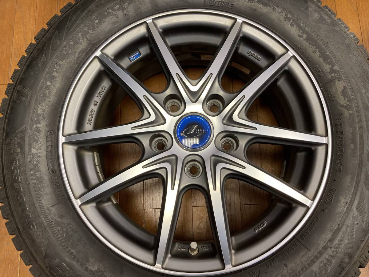 ◆Weds ナヴィア01 15インチ◆6J+52 5H114.3◆ブリヂストン ブリザック VRX2 195/65R15 2020年製造◆ノア ヴォクシー エスクァイア等◆_画像3