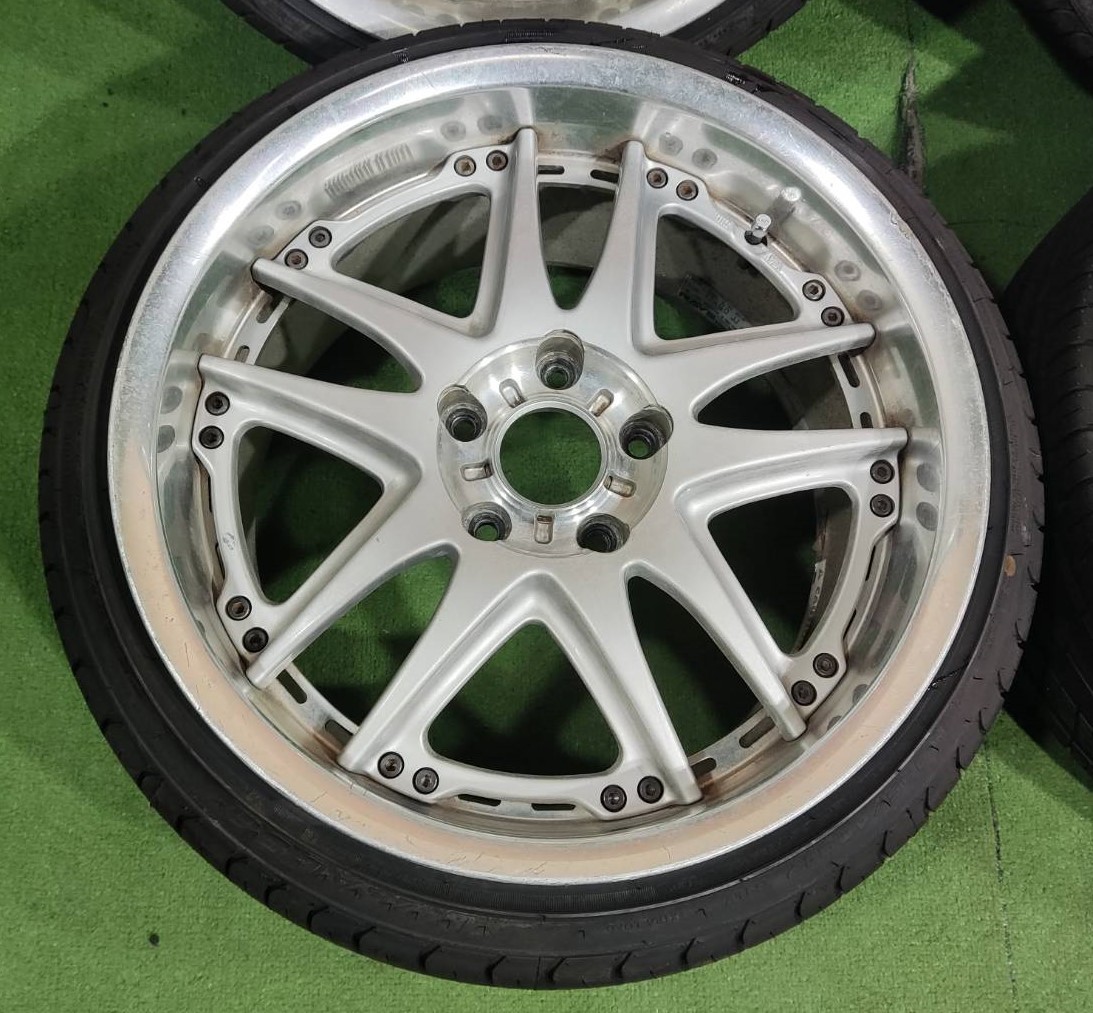 【RAYS VOLK RACING GT-V】195/40R17 GRENLANDER【2021年】17X 8JJ ET42 x2本 9JJ ET36 x2本 4本セット！_画像3