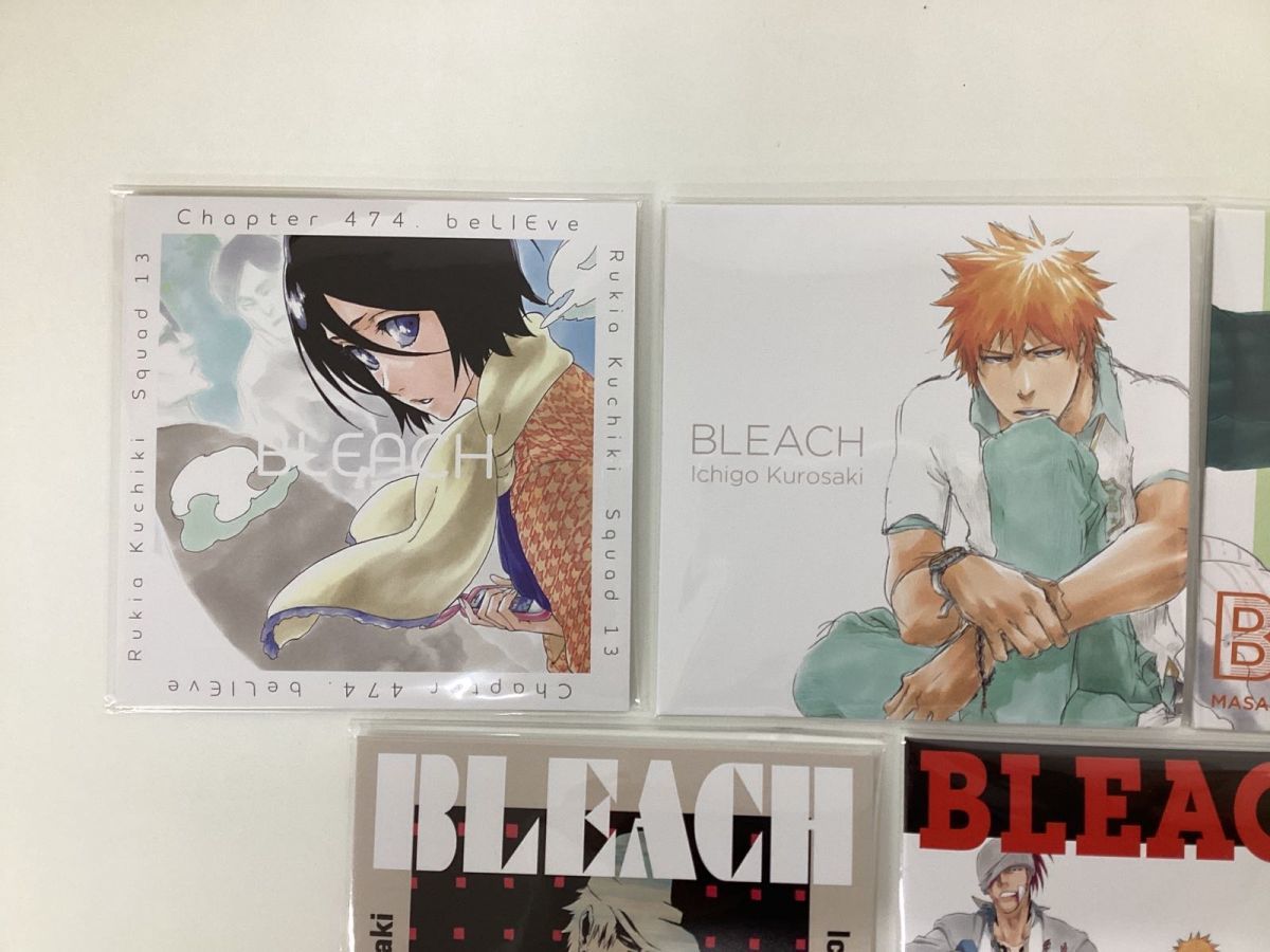 【現状】BLEACH生誕20周年記念原画展 BLEACH EX. オリジナルレコードコースターコレクション まとめ売り_画像2