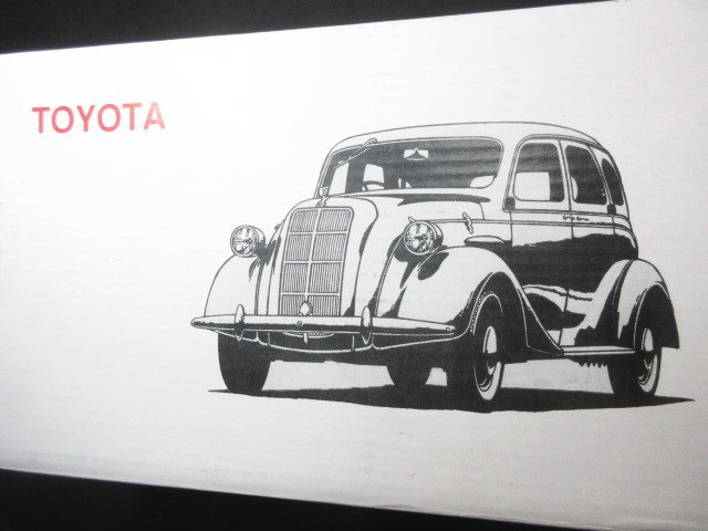 XW451◇トヨタ博物館 限定 1936 トヨダ AA型乗用車(セダン) 置物 ブラック ケース付 / TOYOTA TOYODA AA SEDAN 自動車 ミニカー / 未使用_画像6