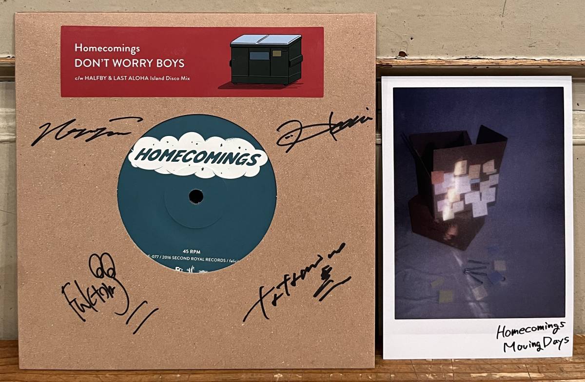Homecomings サイン入りレコード Yahoo!オークション - 直筆サイン入り 7inch Homecomings