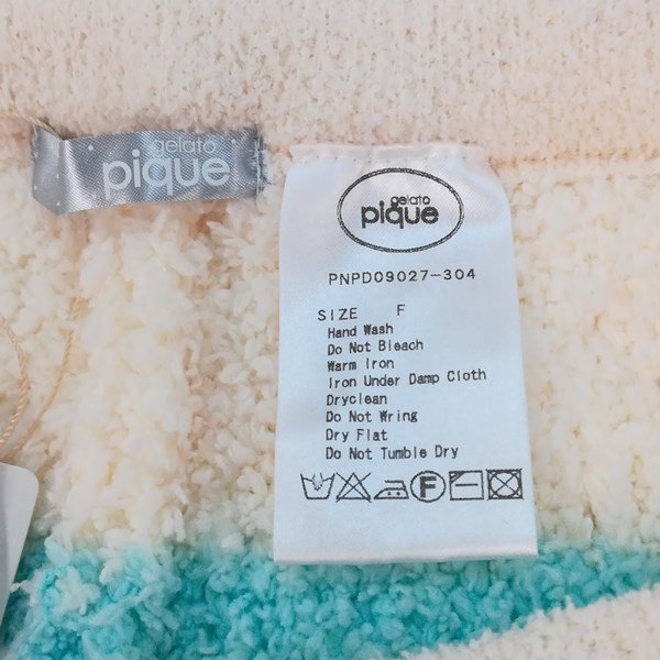 D495b [未使用品] gelato pique ジェラートピケ ルームウェア セットアップ F オフホワイト系 パジャマ レディース | トップス G_画像5