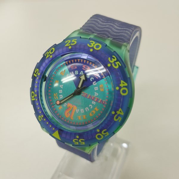 B194a [セット] swatch スウォッチ 腕時計 SCUBA 200 BERMUDA TRIANGLE SDN106 クォーツ 計4点 | ファッション小物 G_画像2