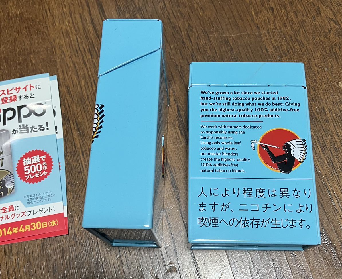 アメリカンスピリット 非売品 アメスピ タバコ缶 缶ケース 2個 アメリカンスピリット 非売品 アメスピ タバコ缶 缶ケース 2個