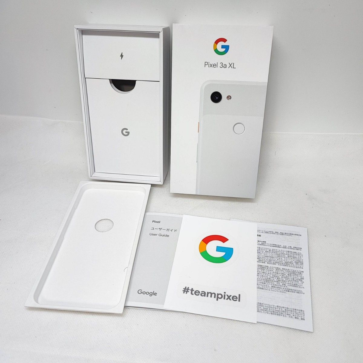 Google Pixel 3a XL ホワイト 箱・説明書類のみ