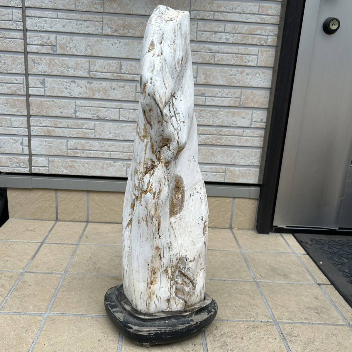 鑑賞石 観賞石 盆石 美石 珪化木？ 木化石？ 天然石 11kg 石 573の画像1