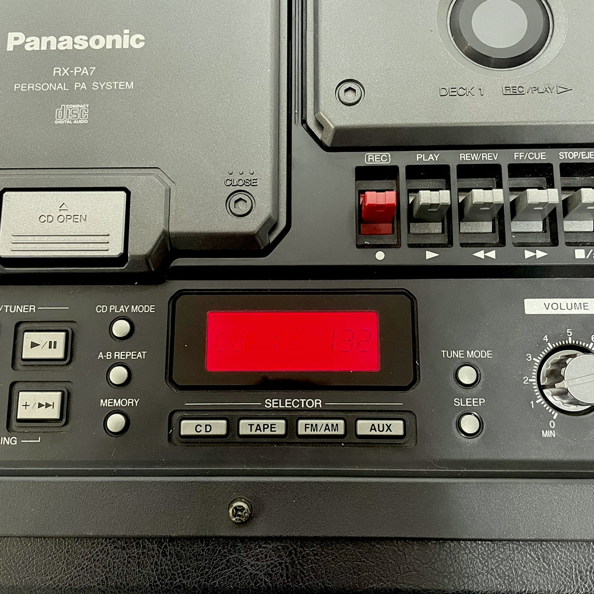 【極上美品/稀少名機】 Panasonic パナソニック RX-PA7 RIDDIM VOX パーソナルPAシステム リズムマシン ミキサー SY-PA100 の兄弟機_画像8